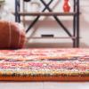 SAFAVIEH Area Rug 8×10 – Vintage Hamadan Collection – Large – Red & Orange, Traditional Oriental Medallion Design, Non-Shedding & Easy Cleaning, Ideal for Living Room, Bedroom, Dining Space (VTH259P)(Red/Orange)