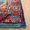 SAFAVIEH Area Rug 8×10 – Vintage Hamadan Collection – Large – Turquoise & Black, Traditional Oriental Design, Non-Shedding & Easy Cleaning, Ideal for Living Room, Bedroom, Dining Space (VTH204K)(Turquoise/Black)