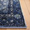 SAFAVIEH Area Rug 8×10 – Vintage Hamadan Collection – Large – Turquoise & Black, Traditional Oriental Design, Non-Shedding & Easy Cleaning, Ideal for Living Room, Bedroom, Dining Space (VTH204K)(Light Blue/Black)