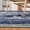 SAFAVIEH Area Rug 8×10 – Vintage Hamadan Collection – Large – Turquoise & Black, Traditional Oriental Design, Non-Shedding & Easy Cleaning, Ideal for Living Room, Bedroom, Dining Space (VTH204K)(Light Blue/Black)