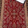 SAFAVIEH Area Rug 8×11 – Lyndhurst Collection – Large – Ivory & Rust, Traditional Oriental Design, Non-Shedding & Easy to Clean, Ideal for Living Room, Bedroom, Dining Space (LNH331R)(Red / Black)