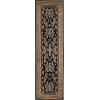 SAFAVIEH Area Rug 8×11 – Lyndhurst Collection – Large – Ivory & Rust, Traditional Oriental Design, Non-Shedding & Easy to Clean, Ideal for Living Room, Bedroom, Dining Space (LNH331R)(Black/Tan)