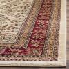 SAFAVIEH Area Rug 8×11 – Lyndhurst Collection – Large – Ivory & Rust, Traditional Oriental Design, Non-Shedding & Easy to Clean, Ideal for Living Room, Bedroom, Dining Space (LNH331R)(Ivory/Red)