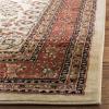 SAFAVIEH Area Rug 8×11 – Lyndhurst Collection – Large – Ivory & Rust, Traditional Oriental Design, Non-Shedding & Easy to Clean, Ideal for Living Room, Bedroom, Dining Space (LNH331R)(Ivory/Rust)