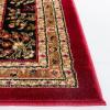 SAFAVIEH Area Rug 8×11 – Lyndhurst Collection – Large – Ivory & Rust, Traditional Oriental Design, Non-Shedding & Easy to Clean, Ideal for Living Room, Bedroom, Dining Space (LNH331R)(Red / Black)