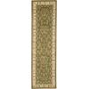 SAFAVIEH Area Rug 8×11 – Lyndhurst Collection – Large – Ivory & Rust, Traditional Oriental Design, Non-Shedding & Easy to Clean, Ideal for Living Room, Bedroom, Dining Space (LNH331R)(Sage/Ivory)