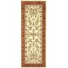 SAFAVIEH Area Rug 8×11 – Lyndhurst Collection – Large – Ivory & Rust, Traditional Oriental Design, Non-Shedding & Easy to Clean, Ideal for Living Room, Bedroom, Dining Space (LNH331R)(Ivory/Rust)