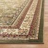 SAFAVIEH Area Rug 8×11 – Lyndhurst Collection – Large – Ivory & Rust, Traditional Oriental Design, Non-Shedding & Easy to Clean, Ideal for Living Room, Bedroom, Dining Space (LNH331R)(Sage/Ivory)