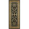 SAFAVIEH Area Rug 8×11 – Lyndhurst Collection – Large – Ivory & Rust, Traditional Oriental Design, Non-Shedding & Easy to Clean, Ideal for Living Room, Bedroom, Dining Space (LNH331R)(Black/Tan)