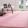 SAFAVIEH Athens Shag Collection Area Rug – 5’1″ x 7’6″, Dark Grey, Non-Shedding & Easy to Clean, Ideal for Living Room, Bedroom, Dining Space (SGA119C)(Red)