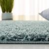 SAFAVIEH Athens Shag Collection Area Rug – 5’1″ x 7’6″, Dark Grey, Non-Shedding & Easy to Clean, Ideal for Living Room, Bedroom, Dining Space (SGA119C)(Seafoam)