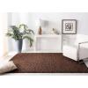 SAFAVIEH Athens Shag Collection Area Rug – 5’1″ x 7’6″, Dark Grey, Non-Shedding & Easy to Clean, Ideal for Living Room, Bedroom, Dining Space (SGA119C)(Silver)