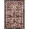 SAFAVIEH Bijar Collection Area Rug – 6’7″ x 9′, Royal & Ivory, Traditional Oriental Distressed Design, Non-Shedding & Easy Care, Ideal for High Traffic Areas in Living Room, Bedroom (BIJ653B)(Brown/Ivory)