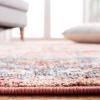 SAFAVIEH Bijar Collection Area Rug – 6’7″ x 9′, Royal & Ivory, Traditional Oriental Distressed Design, Non-Shedding & Easy Care, Ideal for High Traffic Areas in Living Room, Bedroom (BIJ653B)(Rust/Ivory)