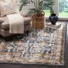 SAFAVIEH Bijar Collection Area Rug – 6’7″ x 9′, Royal & Ivory, Traditional Oriental Distressed Design, Non-Shedding & Easy Care, Ideal for High Traffic Areas in Living Room, Bedroom (BIJ653B)(Ivory/Brown)