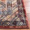 SAFAVIEH Bijar Collection Area Rug – 6’7″ x 9′, Royal & Ivory, Traditional Oriental Distressed Design, Non-Shedding & Easy Care, Ideal for High Traffic Areas in Living Room, Bedroom (BIJ653B)(Rust/Ivory)