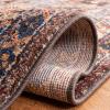 SAFAVIEH Bijar Collection Area Rug – 6’7″ x 9′, Royal & Ivory, Traditional Oriental Distressed Design, Non-Shedding & Easy Care, Ideal for High Traffic Areas in Living Room, Bedroom (BIJ653B)(Brown/Ivory)