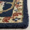 SAFAVIEH Blossom Collection 8′ x 10′ Navy BLM219A Handmade Premium Wool Area Rug(Navy)