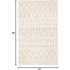 SAFAVIEH Blossom Collection Area Rug – 6′ Square, Beige & Ivory, Handmade Moroccan Wool, Ideal for High Traffic Areas in Living Room, Bedroom (BLM115B)(Beige/Ivory)