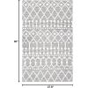 SAFAVIEH Blossom Collection Area Rug – 6′ Square, Beige & Ivory, Handmade Moroccan Wool, Ideal for High Traffic Areas in Living Room, Bedroom (BLM115B)(Grey/Ivory)