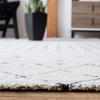 SAFAVIEH Classic Vintage Collection Area Rug – 5′ x 8′, Beige & Black, Handmade Moroccan Cotton, Ideal for High Traffic Areas in Living Room, Bedroom (CLV127A)(Beige/Black)