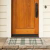 SAFAVIEH Courtyard Collection 9′ x 12′ Green/Beige CY6201 Plaid Indoor/-Outdoor Waterproof Easy-Cleaning Patio Backyard Mudroom Area-Rug(Green/Beige)