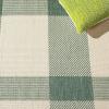 SAFAVIEH Courtyard Collection 9′ x 12′ Green/Beige CY6201 Plaid Indoor/-Outdoor Waterproof Easy-Cleaning Patio Backyard Mudroom Area-Rug(Green/Beige)