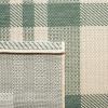 SAFAVIEH Courtyard Collection 9′ x 12′ Green/Beige CY6201 Plaid Indoor/-Outdoor Waterproof Easy-Cleaning Patio Backyard Mudroom Area-Rug(Green/Beige)