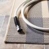 SAFAVIEH Courtyard Collection 9′ x 12′ Green/Beige CY6201 Plaid Indoor/-Outdoor Waterproof Easy-Cleaning Patio Backyard Mudroom Area-Rug(Grey/Bone)