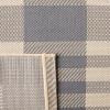 SAFAVIEH Courtyard Collection 9′ x 12′ Green/Beige CY6201 Plaid Indoor/-Outdoor Waterproof Easy-Cleaning Patio Backyard Mudroom Area-Rug(Grey/Bone)