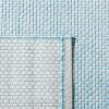SAFAVIEH Courtyard Collection Area Rug – 8′ x 10′, Natural & Cream, Non-Shedding & Easy Care, Indoor/Outdoor & Washable-Ideal for Patio, Backyard, Mudroom (CY8521-03012)(Aqua/Grey)