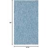 SAFAVIEH Courtyard Collection Area Rug – 8′ x 10′, Natural & Cream, Non-Shedding & Easy Care, Indoor/Outdoor & Washable-Ideal for Patio, Backyard, Mudroom (CY8521-03012)(Navy/Grey)