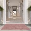 SAFAVIEH Courtyard Collection Area Rug – 8′ x 10′, Natural & Cream, Non-Shedding & Easy Care, Indoor/Outdoor & Washable-Ideal for Patio, Backyard, Mudroom (CY8521-03012)(Red/Beige)