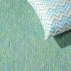 SAFAVIEH Courtyard Collection Area Rug – 8′ x 10′, Natural & Cream, Non-Shedding & Easy Care, Indoor/Outdoor & Washable-Ideal for Patio, Backyard, Mudroom (CY8521-03012)(Green/Blue)