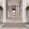 SAFAVIEH Courtyard Collection Area Rug – 8′ x 10′, Natural & Cream, Non-Shedding & Easy Care, Indoor/Outdoor & Washable-Ideal for Patio, Backyard, Mudroom (CY8521-03012)(Natural/Black)
