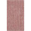SAFAVIEH Courtyard Collection Area Rug – 8′ x 10′, Natural & Cream, Non-Shedding & Easy Care, Indoor/Outdoor & Washable-Ideal for Patio, Backyard, Mudroom (CY8521-03012)(Red/Beige)