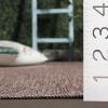 SAFAVIEH Courtyard Collection Area Rug – 8′ x 10′, Natural & Cream, Non-Shedding & Easy Care, Indoor/Outdoor & Washable-Ideal for Patio, Backyard, Mudroom (CY8521-03012)(Natural/Black)