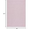 SAFAVIEH Courtyard Collection Area Rug – 8′ x 10′, Natural & Cream, Non-Shedding & Easy Care, Indoor/Outdoor & Washable-Ideal for Patio, Backyard, Mudroom (CY8521-03012)(Ivory/Pink)