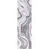 SAFAVIEH Craft Collection Area Rug – 8′ x 10′, Grey & Gold, Modern Abstract Design, Non-Shedding & Easy Care, Ideal for High Traffic Areas in Living Room, Bedroom (CFT819F)(Grey/Wine)