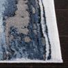 SAFAVIEH Craft Collection Area Rug – 8′ x 10′, Grey & Gold, Modern Abstract Design, Non-Shedding & Easy Care, Ideal for High Traffic Areas in Living Room, Bedroom (CFT819F)(Blue/Grey)
