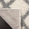 SAFAVIEH Dallas Shag Collection Area Rug – 5’1″ x 7’6″, Seafoam & Ivory, Trellis Design, Non-Shedding & Easy Care, 1.5-inch Thick Ideal for High Traffic Areas in Living Room, Bedroom (SGD258C)(Ivory/Grey)