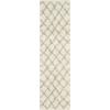 SAFAVIEH Dallas Shag Collection Area Rug – 5’1″ x 7’6″, Seafoam & Ivory, Trellis Design, Non-Shedding & Easy Care, 1.5-inch Thick Ideal for High Traffic Areas in Living Room, Bedroom (SGD258C)(Ivory/Grey)