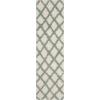 SAFAVIEH Dallas Shag Collection Area Rug – 5’1″ x 7’6″, Seafoam & Ivory, Trellis Design, Non-Shedding & Easy Care, 1.5-inch Thick Ideal for High Traffic Areas in Living Room, Bedroom (SGD258C)(Ivory/Seafoam)
