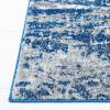 SAFAVIEH Evoke Collection 8′ x 10′ Ivory / Dark Grey EVK272G Modern Abstract Non-Shedding Living Room Bedroom Dining Home Office Area Rug(Dark Blue/Grey)