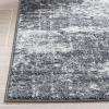 SAFAVIEH Evoke Collection 8′ x 10′ Ivory / Dark Grey EVK272G Modern Abstract Non-Shedding Living Room Bedroom Dining Home Office Area Rug(Ivory/Grey)