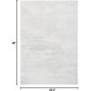 SAFAVIEH Evoke Collection 8′ x 10′ Ivory / Dark Grey EVK272G Modern Abstract Non-Shedding Living Room Bedroom Dining Home Office Area Rug(Ivory/Sage)
