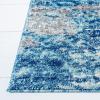 SAFAVIEH Evoke Collection 8′ x 10′ Ivory / Dark Grey EVK272G Modern Abstract Non-Shedding Living Room Bedroom Dining Home Office Area Rug(Light Blue/Grey)