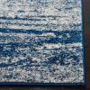 SAFAVIEH Evoke Collection 8′ x 10′ Ivory / Dark Grey EVK272G Modern Abstract Non-Shedding Living Room Bedroom Dining Home Office Area Rug(Navy/Ivory)