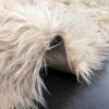 SAFAVIEH Faux Sheep Skin Collection 3′ x 5′ Ivory FSS235A Silken Glam 2.35-inch Thick Area Rug(Beige)