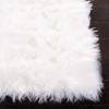 SAFAVIEH Faux Sheep Skin Collection 3′ x 5′ Ivory FSS235A Silken Glam 2.35-inch Thick Area Rug(Ivory)